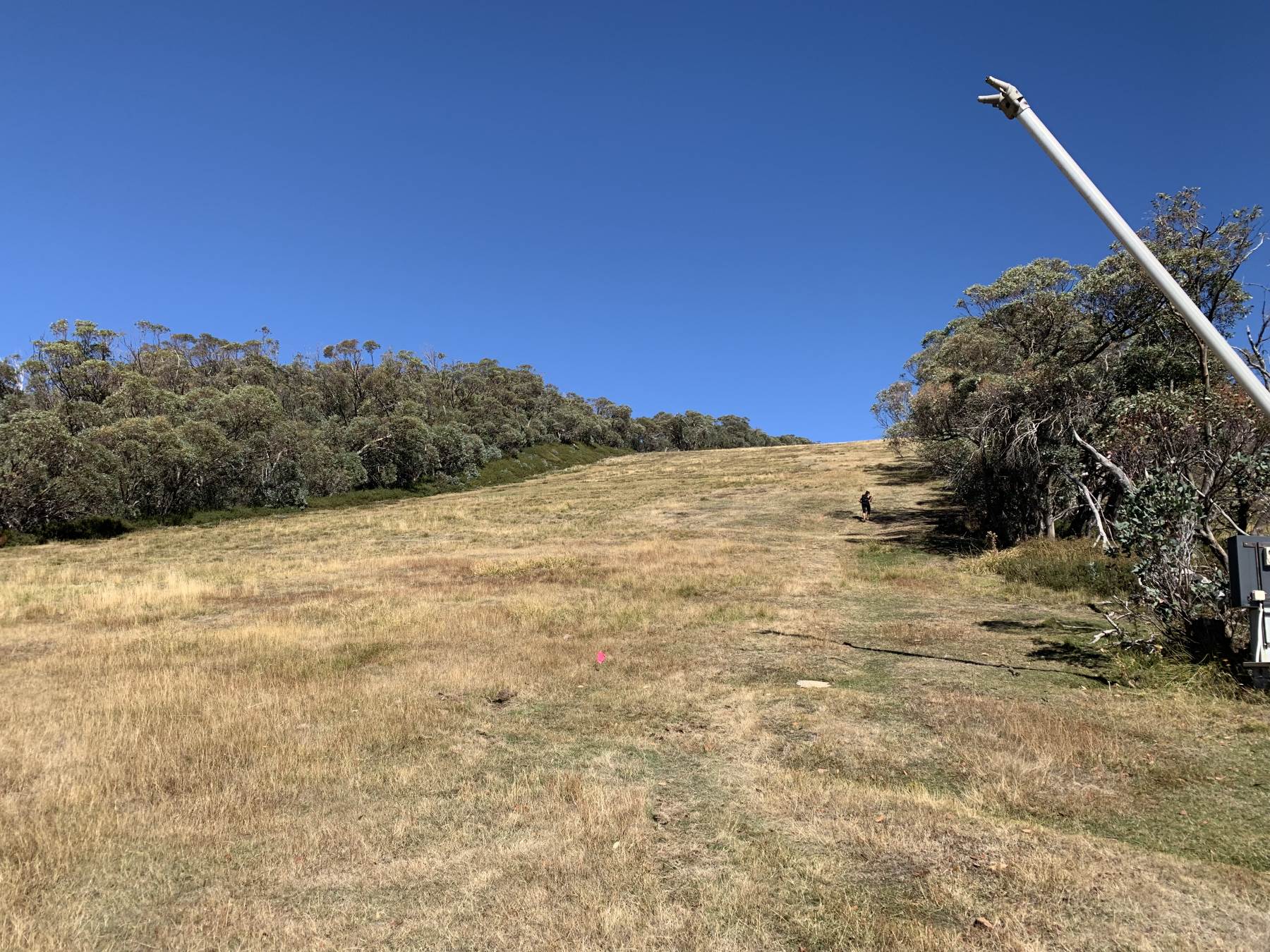 Northside Express ski run - getting closer to the summit of Mt Buller