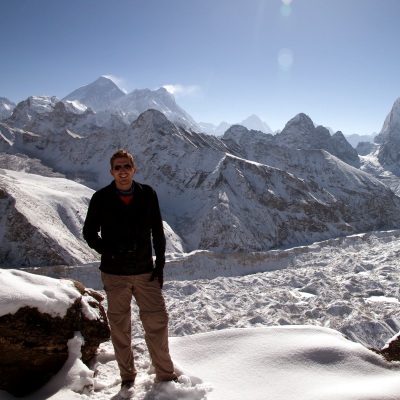 Ross at Gokyo Ri, Nepal