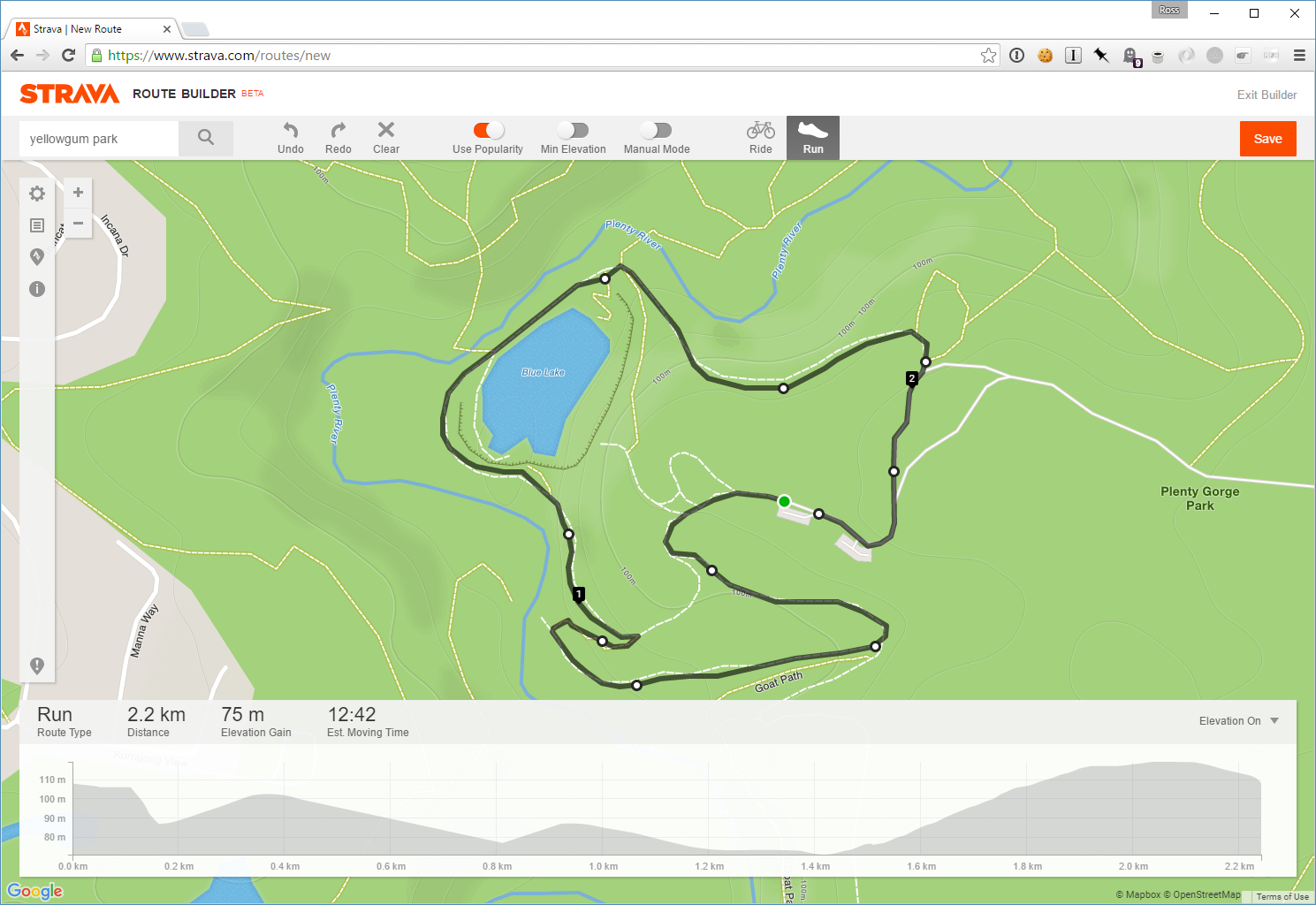 Using Strava to plan your trail run, and hopefully not get too lost